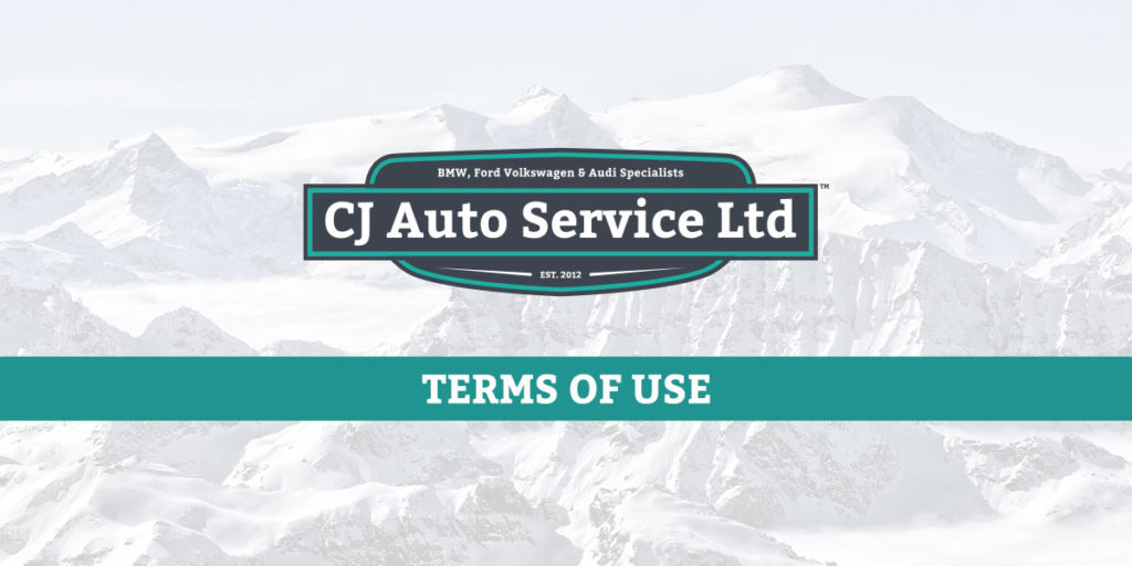 CJ Auto Service Terms of Use