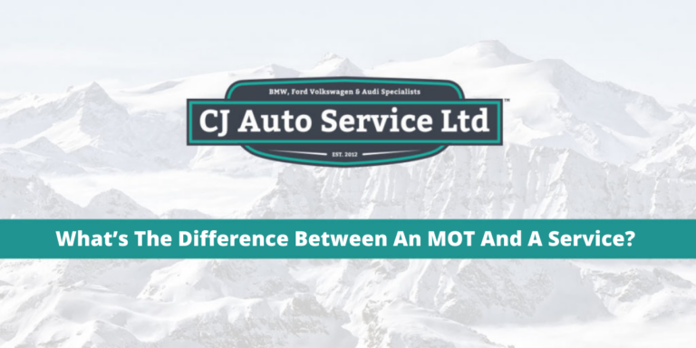 What’s The Difference Between An MOT And A Service? - CJ Auto Service